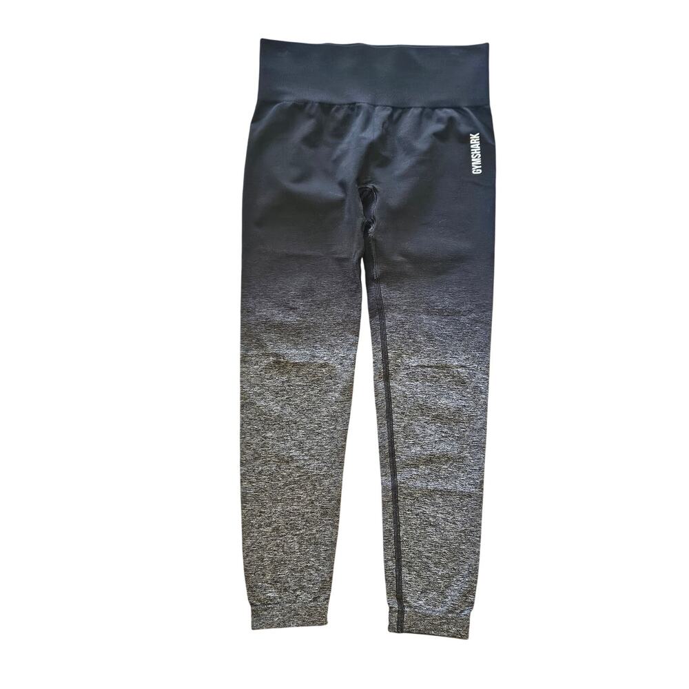 Gymshark seamless adapt highrise legging Black gray ombre womens medium active